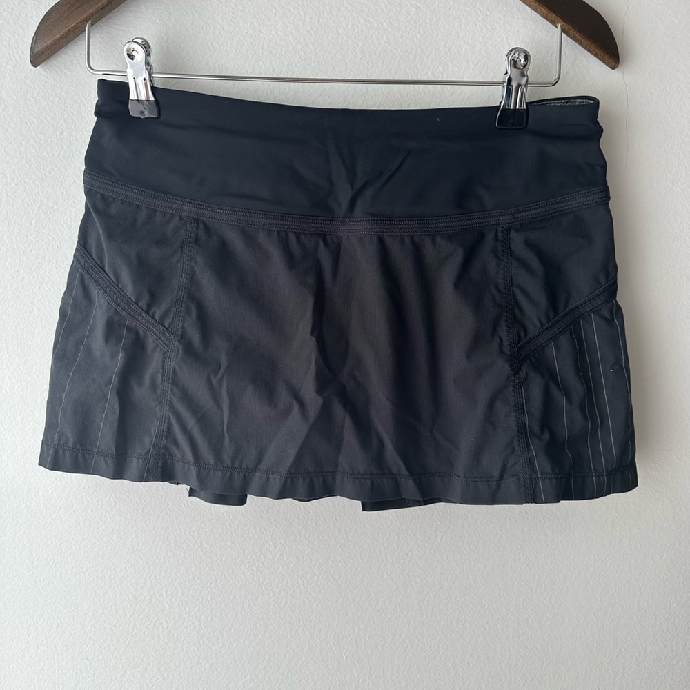Lululemon Black Skort Size 6
